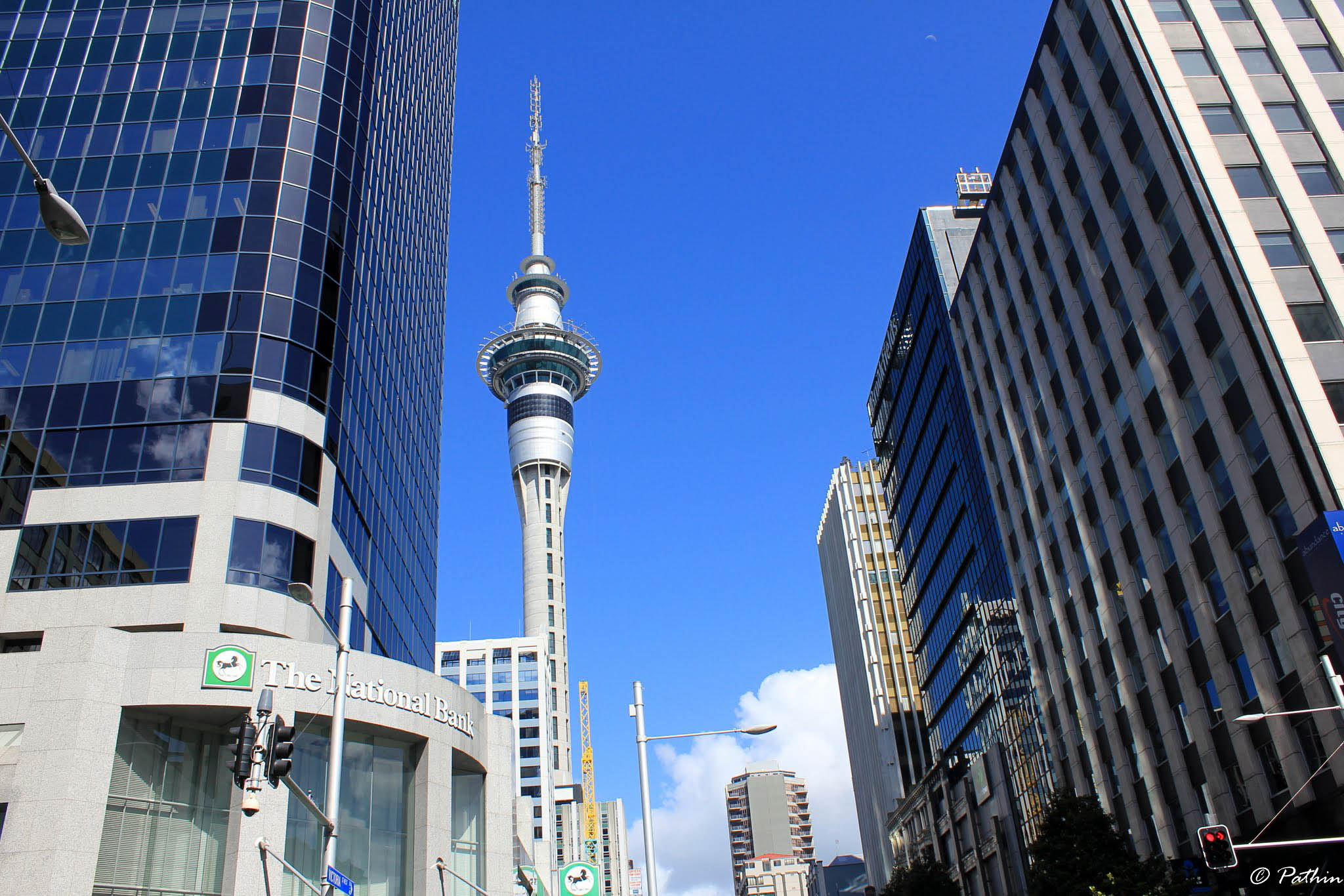 The sky tower фото